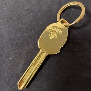 Bape (Gold) Blank Key Keychain/Necklace Pendant